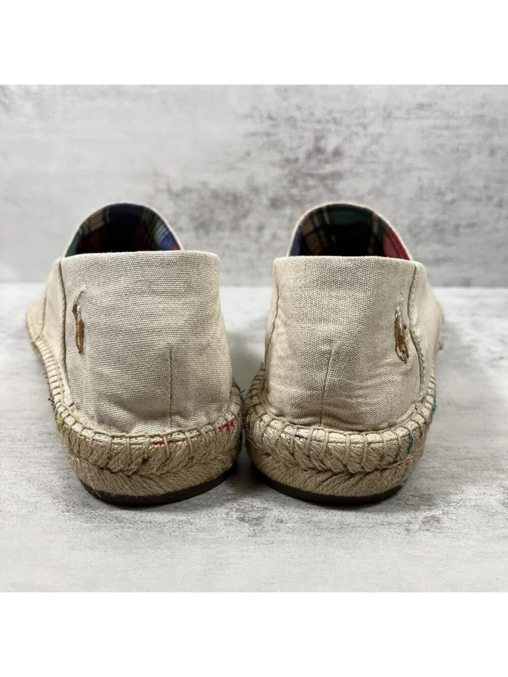 Polo Ralph Lauren Cevio Slip-on Canvas  Espadrilles - Men's Size 10 - Beige